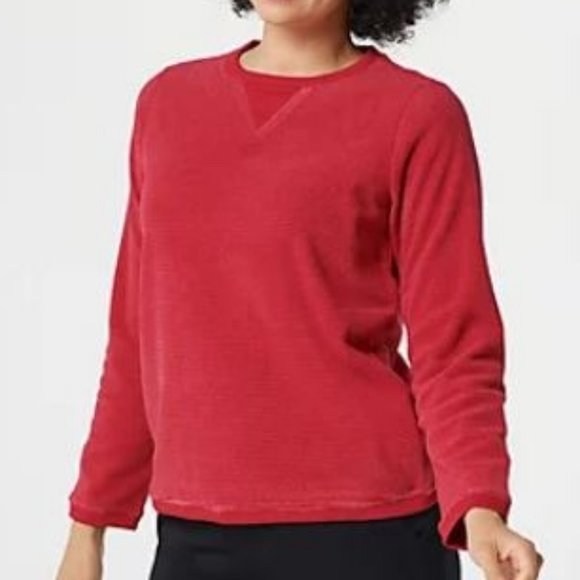 Denim Co Chenille Fleece Longsleeve 